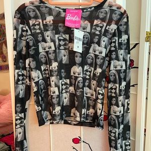 COPY - Forever 21 Barbie Sheer Longsleeve Top